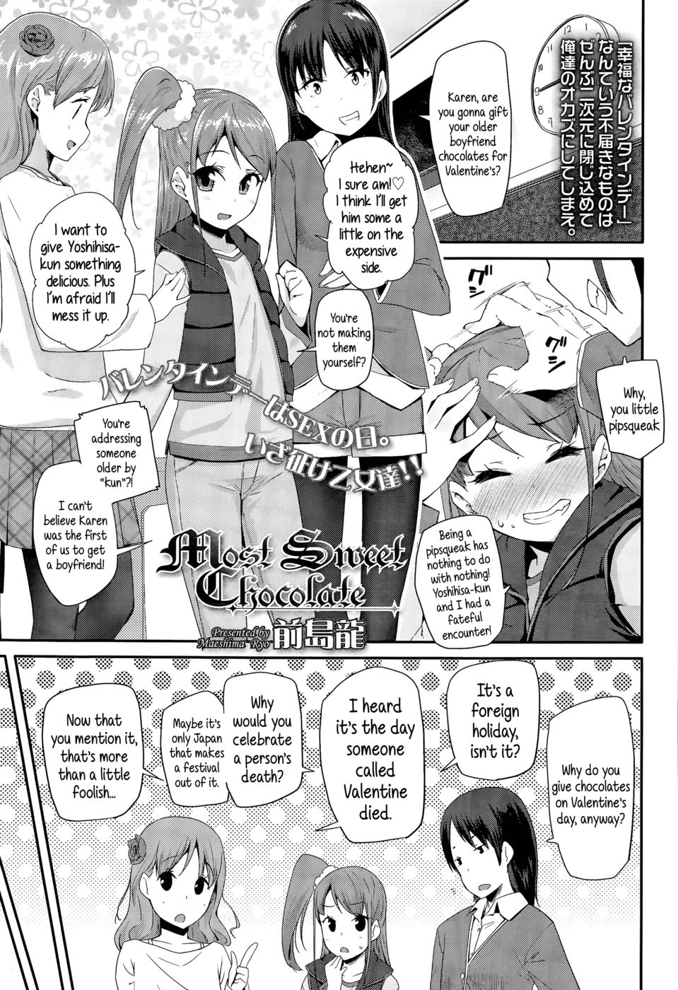 Hentai Manga Comic-Most Sweet Chocolate-Read-1